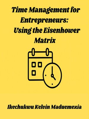 cover image of Time Management for Entrepreneurs